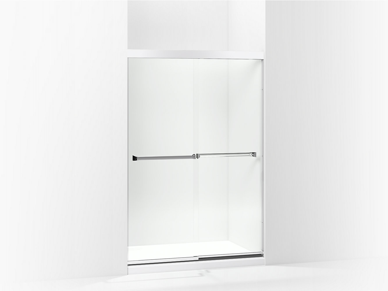 Meritor Frameless Sliding Shower Door 42 5 8 47 5 8 X 69 11 16